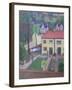 Back Gardens, before 1936-Stanislawa de Karlowska-Framed Giclee Print