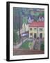 Back Gardens, before 1936-Stanislawa de Karlowska-Framed Giclee Print