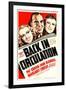 Back in Circulation, Joan Blondell, Pat O'Brien, Margaret Lindsay, 1937-null-Framed Art Print