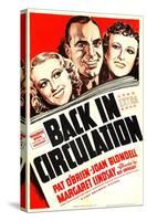 Back in Circulation, Joan Blondell, Pat O'Brien, Margaret Lindsay, 1937-null-Stretched Canvas