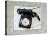 Back in Time Black Telephone Border-Susannah Tucker-Stretched Canvas