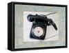 Back in Time Black Telephone Border-Susannah Tucker-Framed Stretched Canvas