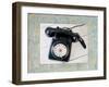 Back in Time Black Telephone Border-Susannah Tucker-Framed Art Print