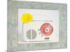 Back in Time White Radio Border-Susannah Tucker-Mounted Art Print