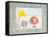 Back in Time White Radio Border-Susannah Tucker-Framed Stretched Canvas