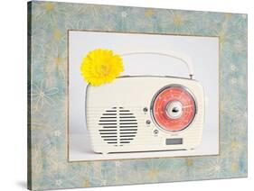 Back in Time White Radio Border-Susannah Tucker-Stretched Canvas