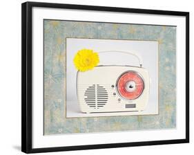 Back in Time White Radio Border-Susannah Tucker-Framed Art Print