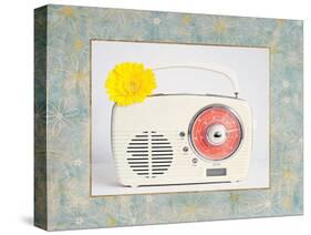 Back in Time White Radio Border-Susannah Tucker-Stretched Canvas