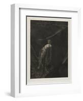 Back into Nothingness, plate fifteen from A Life, 1884-Max Klinger-Framed Giclee Print