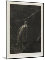 Back into Nothingness, plate fifteen from A Life, 1884-Max Klinger-Mounted Giclee Print