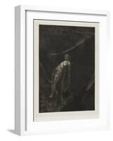 Back into Nothingness, plate fifteen from A Life, 1884-Max Klinger-Framed Giclee Print