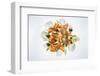 Back Lit Flower Petals-null-Framed Photographic Print