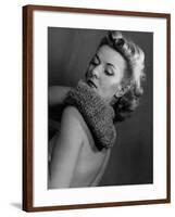 Back Massage Glove-null-Framed Photographic Print