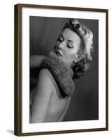 Back Massage Glove-null-Framed Photographic Print