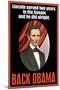 Back Obama-null-Mounted Art Print
