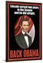 Back Obama-null-Framed Art Print