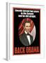 Back Obama-null-Framed Art Print