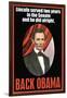 Back Obama-null-Framed Art Print