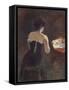 Back of a Lady, 1882-Giuseppe De Nittis-Framed Stretched Canvas