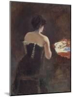 Back of a Lady, 1882-Giuseppe De Nittis-Mounted Giclee Print