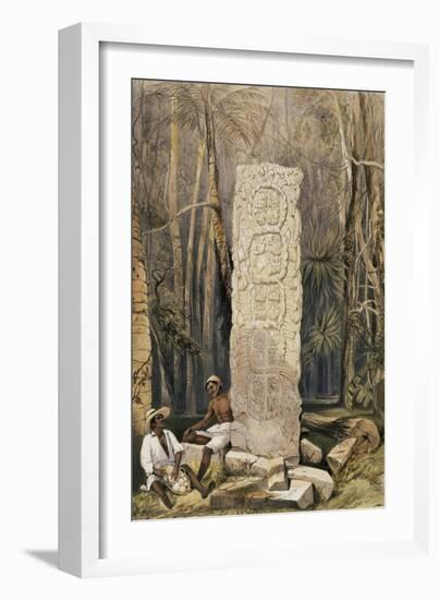 Back of an Idol, Copan-Frederick Catherwood-Framed Giclee Print