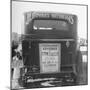 Back of Car Advertising for Jehovah's Witnesses' Activities at Wrigley Field-Loomis Dean-Mounted Premium Photographic Print