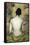 Back of Nude-William Merritt Chase-Framed Stretched Canvas