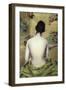Back of Nude-William Merritt Chase-Framed Giclee Print
