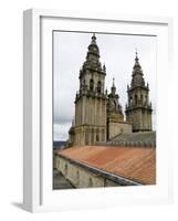 Back of the Bell Towers from Roof of Santiago Cathedral, Santiago De Compostela, Spain-R H Productions-Framed Photographic Print