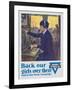 Back Our Girls over There Poster-Clarence F. Underwood-Framed Giclee Print