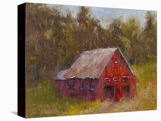 Back Road Barn II-Marilyn Wendling-Stretched Canvas