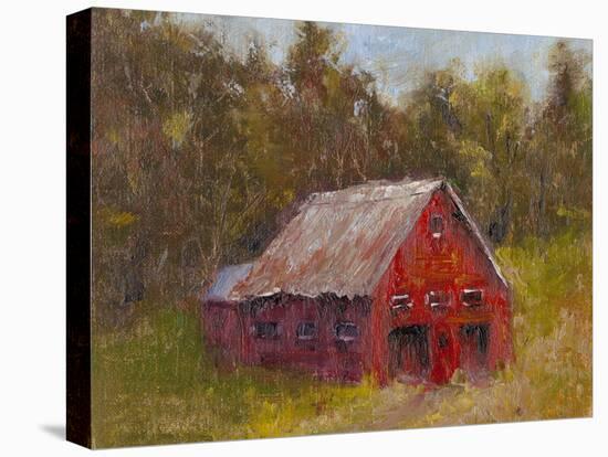 Back Road Barn II-Marilyn Wendling-Stretched Canvas