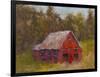 Back Road Barn II-Marilyn Wendling-Framed Art Print