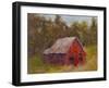 Back Road Barn II-Marilyn Wendling-Framed Art Print