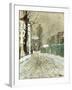 Back Street, Montmartre-Fritz Thaulow-Framed Giclee Print