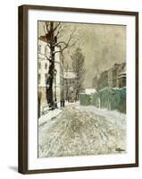 Back Street, Montmartre-Fritz Thaulow-Framed Giclee Print