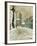 Back Street, Montmartre-Fritz Thaulow-Framed Giclee Print