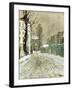 Back Street, Montmartre-Fritz Thaulow-Framed Giclee Print