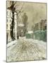 Back Street, Montmartre-Fritz Thaulow-Mounted Giclee Print