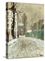 Back Street, Montmartre-Fritz Thaulow-Stretched Canvas