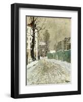 Back Street, Montmartre-Fritz Thaulow-Framed Giclee Print