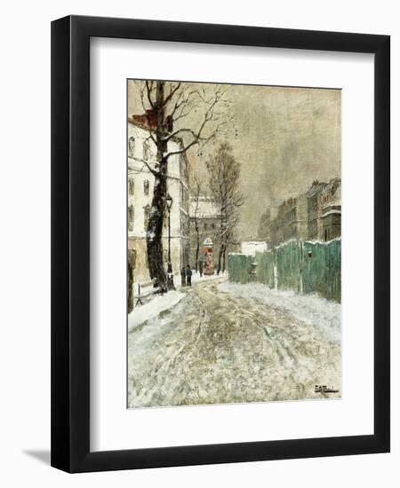 Back Street, Montmartre-Fritz Thaulow-Framed Giclee Print