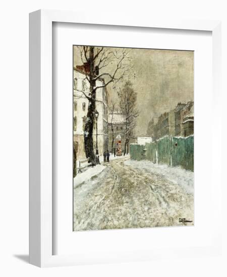 Back Street, Montmartre-Fritz Thaulow-Framed Giclee Print