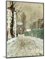 Back Street, Montmartre-Fritz Thaulow-Mounted Giclee Print