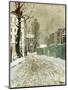 Back Street, Montmartre-Fritz Thaulow-Mounted Giclee Print