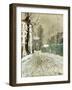 Back Street, Montmartre-Fritz Thaulow-Framed Giclee Print