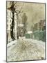 Back Street, Montmartre-Fritz Thaulow-Mounted Giclee Print
