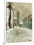 Back Street, Montmartre-Fritz Thaulow-Framed Giclee Print