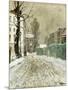 Back Street, Montmartre-Fritz Thaulow-Mounted Giclee Print