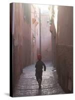 Back Street of Marrakech, Morocco, North Africa, Africa-Ethel Davies-Stretched Canvas